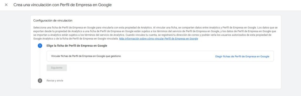 primer paso, administración de GA4 y vinculaciones - Reflipa